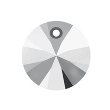 10 pcs Xilion pendant disc 6428 Swarovski  crystal light chrome rivoli disc 6mm