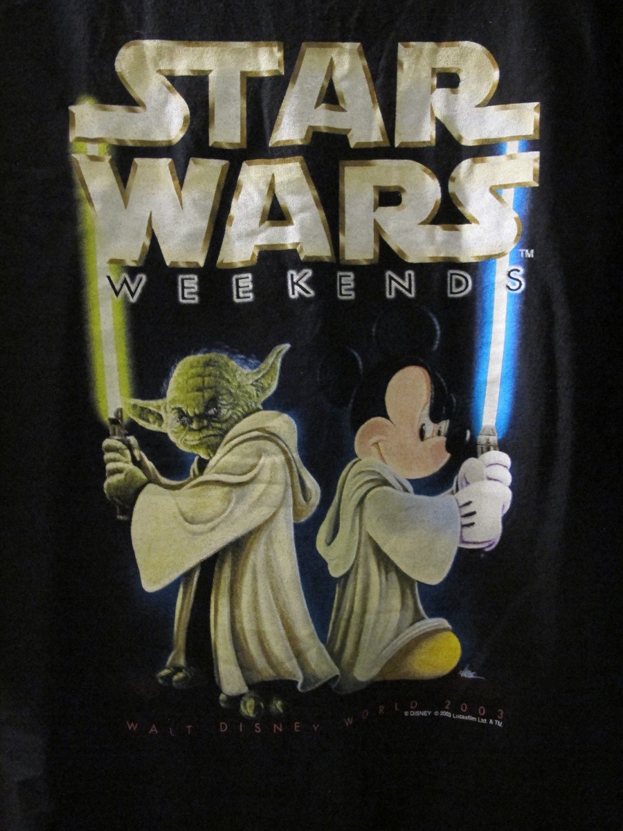 Vintage Walt Disney World Star Wars Weekend T-shirt Yoda