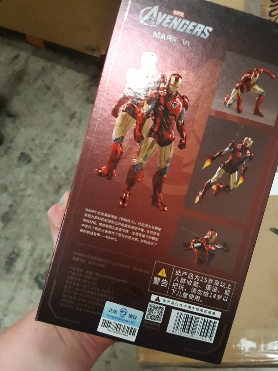 ZT Toys Marvel Ironman Mark VI MK 6 (official Licensed