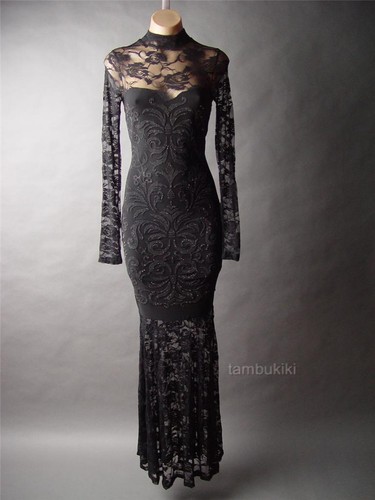 Victorian Gothic Ball Mermaid Gown 