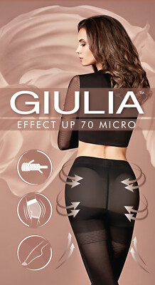 Giulia Effect up 70 Micro Strumpfhose  Bauch Weg EFFECT Größe XL Farbe Nero