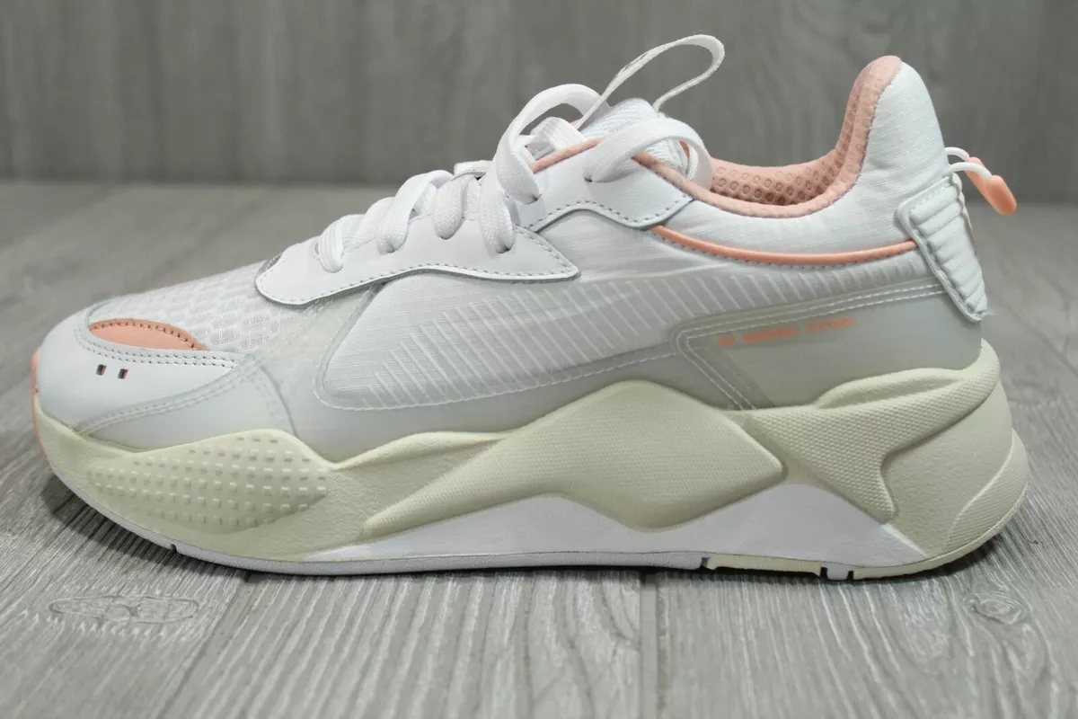 PUMA RS X Tech White Peach Womens Shoes 370756 04 Size 7 9 eBay