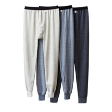 Mens Thermal Underwear Pants Long Johns Bottoms Nightwear Pants Comfort Trouser