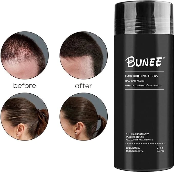6X Genuine BUNEE Hair Loss Building Fibers Keratin Concealer AU STOCK - image 3 of 4