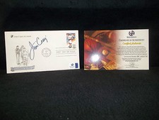 Jim Craig Autographed/Signed First Day Cover with Global COA-1980 GOLD MEDALIST