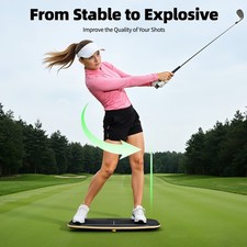 Golf Pressure Plate- Weight Shift Balance Board Golf Swing Trainer Training Aid