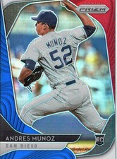 2020 Panini Prizm #62 Andres Munoz Red, White and Blue Prizm