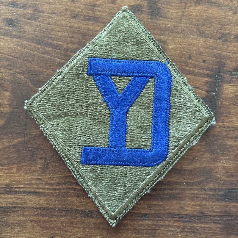 US Army 26th Infantry Division Patch World War II -  Snowy Back