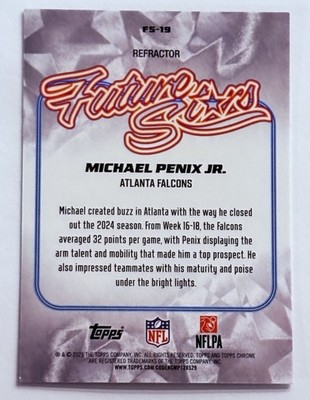 2025 Topps Chrome - Future Stars Michael Penix Jr. #FS-19
