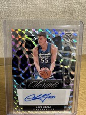 Luka Garza Blue Mosaic Scripts MS LGM Panini