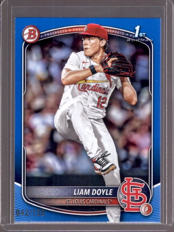 LIAM DOYLE 2025 Bowman Draft 1st #BD-12 Blue Rookie RC #042/150