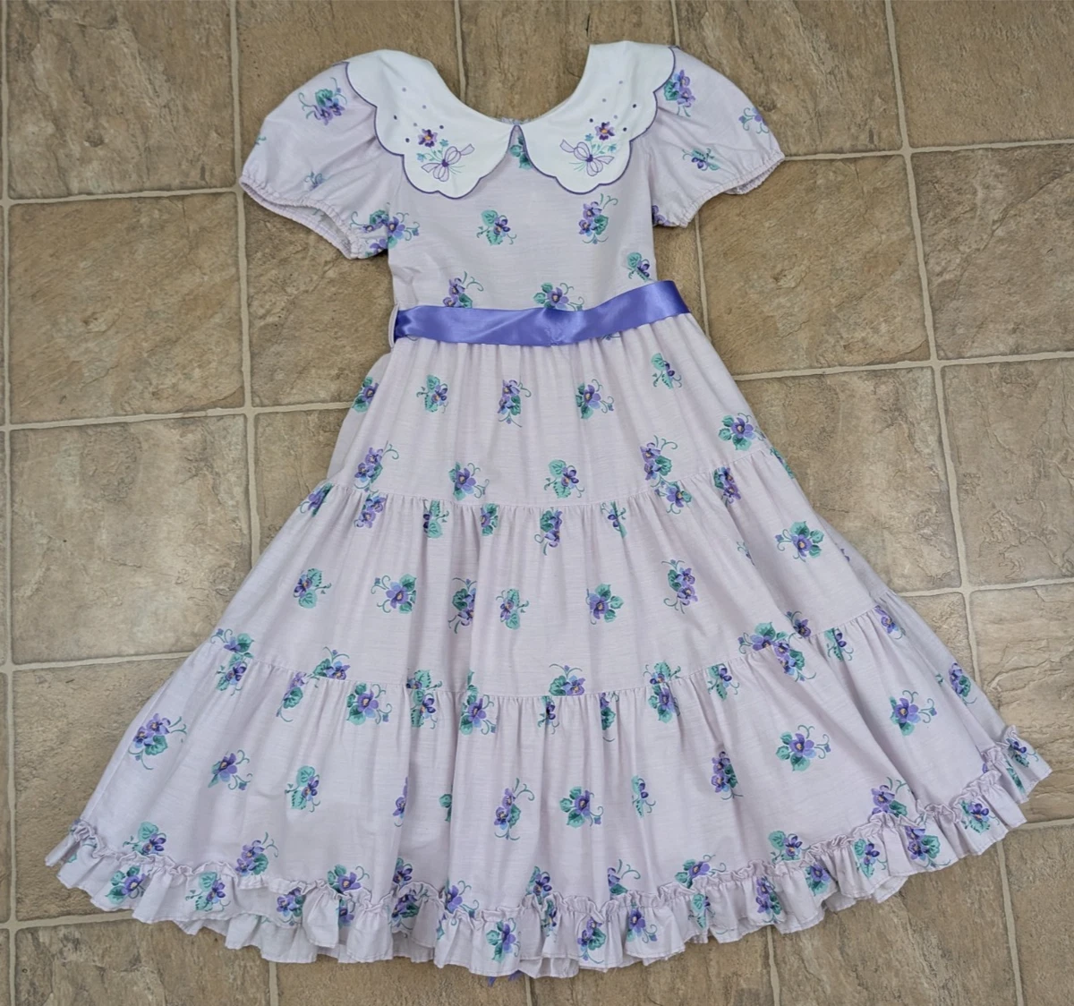 old fashion dresses for girls Isabella Vintage Dress Pattern Tiered Skirt Romantic Bodice – Frocks &  Frolics