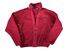 Patagonia Kids 14 Red Sherpa Fleece Jacket