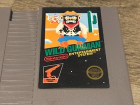 Wild Gunman 5 tornillos Nintendo NES limpiado y probado aut&eacute;ntico
