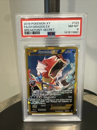 2016 Pokémon Xy Break Point Gyarados Ex #123 PSA 8