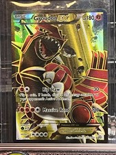 Pokémon Groudon EX Full Art Holo Card 150/160