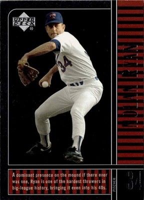 Nolan Ryan 2000 Upper Deck Legends Foil #69 in Texas Rangers Uni