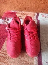 Nike Air VaporMax Plus Shoes Sneakers CW6973-600 Triple Red Air Max Men Size 11