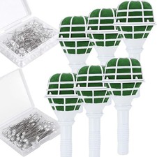 Bridal Flower Bouquet Holder 6 Pieces Wedding Foam Floral Handle Bouquet Hold...