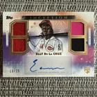 2024 Topps Inception Elly De La Cruz Jersey Patch Auto 10/25 RC Rookie Thick!