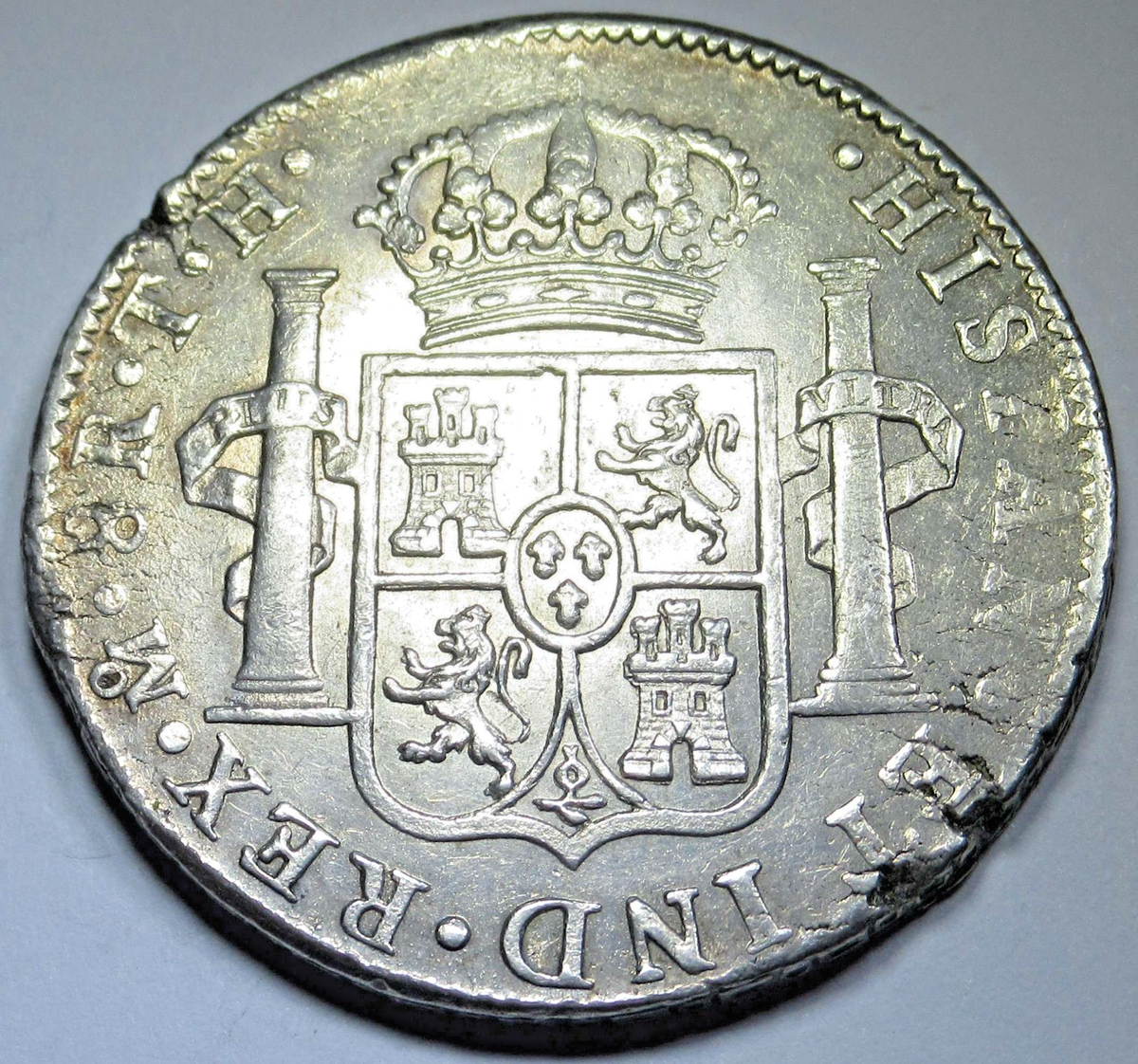1809 XF-AU Spanish Mexico 8 Reales Genuine Colonial Dollar Pirate