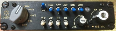 #ad Northern Airborne Technology NAT AA24 009 Audio Control Panel *Tested Tagged $445.25