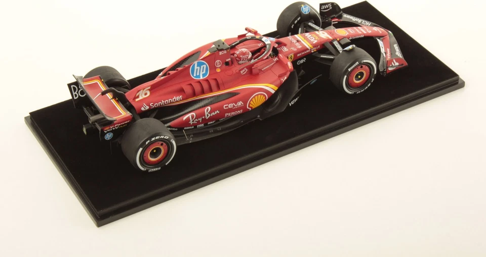 Ferrari SF-24 Monaco GP 2024 - Charles Leclerc Winner in 1:18 scale by Looksmart - Image 4 of 4