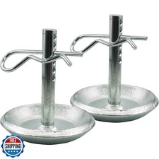 2205071 2208864 2-Pack Snow Plow Skid Shoes Quick Release Adjustable Pin Lock...