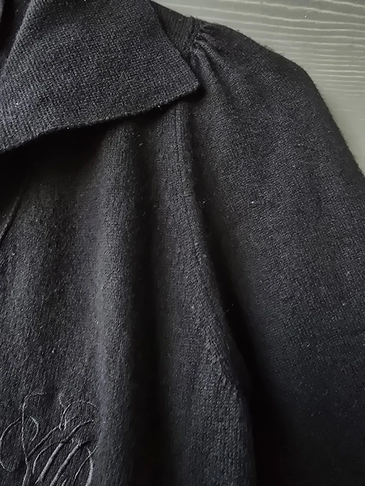 Vestido uniforme midi tejido negro Agent Provocateur Foto 4 de 4