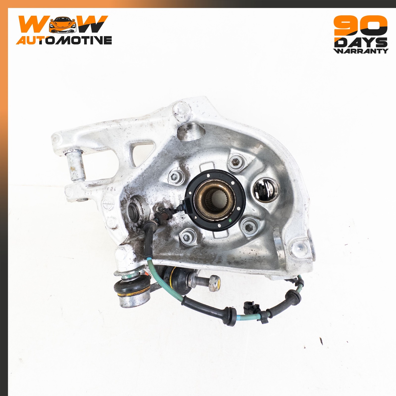 08-19 MASERATI GRANTURISMO REAR LEFT DRIVER SIDE SPINDLE KNUCKLE HUB OEM