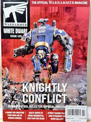 White Dwarf Magazine Issue 509 Warhammer 40K Fantasy Feb 2025 (Read description)