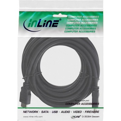 17607E InLine HDMI Cable HDMI High Speed Male / Black 7 5m ~D~