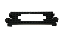 Lego® 12V 4.5V TRAIN Railway Waggon Carriage Base Plate 16x6 Magnet BLACK