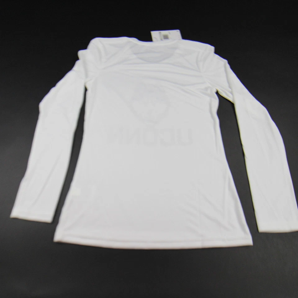 UConn Huskies Nike Dri-Fit Long Sleeve Shirt Women's White New - Image 3 of 4