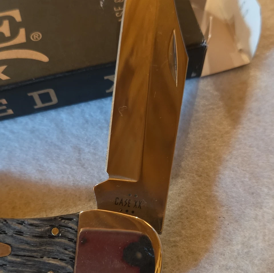 Case XX 14008 Folding Hunter Black Curly Oak - Image 2 of 4