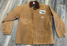 Carhartt 6BLC Chore Coat Canvas Jacket Men  s 48 Tall USA Vintage 80s