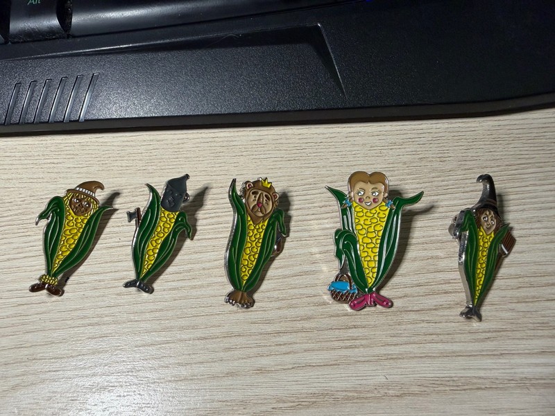 Kansas Odyssey Of The Mind Pin Corn Cob Wizard Of Oz Complete Set