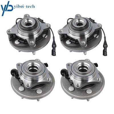 4 Pcs Front & Rear Wheel Hub Bearings Set For Expedition Navigator 4WD 2003-2006