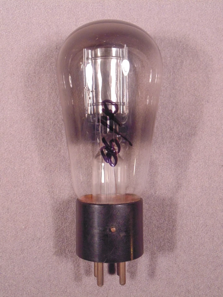 1 UX 874 RADIOTRON Grabado Base Globo HiFi Antiguo Radio Amplificador Tubo de Vacío Foto 2 de 4