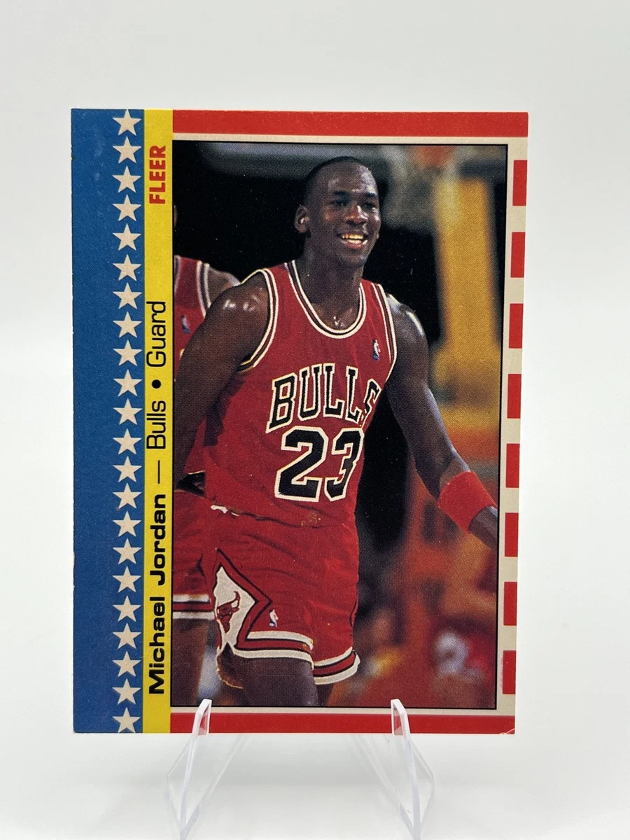 Michael Jordan Basketball 1987-88 Season Sports Trading Card