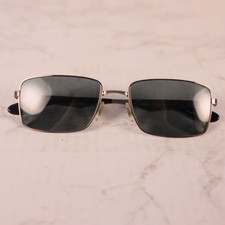 Ray-Ban RB6329 2553 Polished Silver Square Eyeglasses Frame Only 55-18-145mm