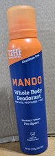 Mando Men s Whole Body Pro Sport Deodorant 72 Hr Invisible Spray 3.6 oz