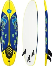 Giantex 6' Surfboard, Durable and Lightweight for Beginners & Casual Surfers