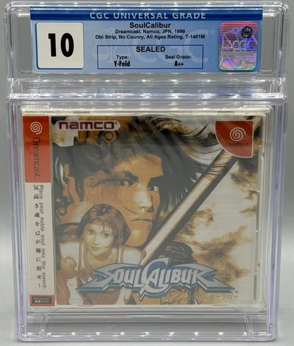 SoulCalibur Sega Dreamcast JP Release Sealed New CGC 10 A++ Graded Namco