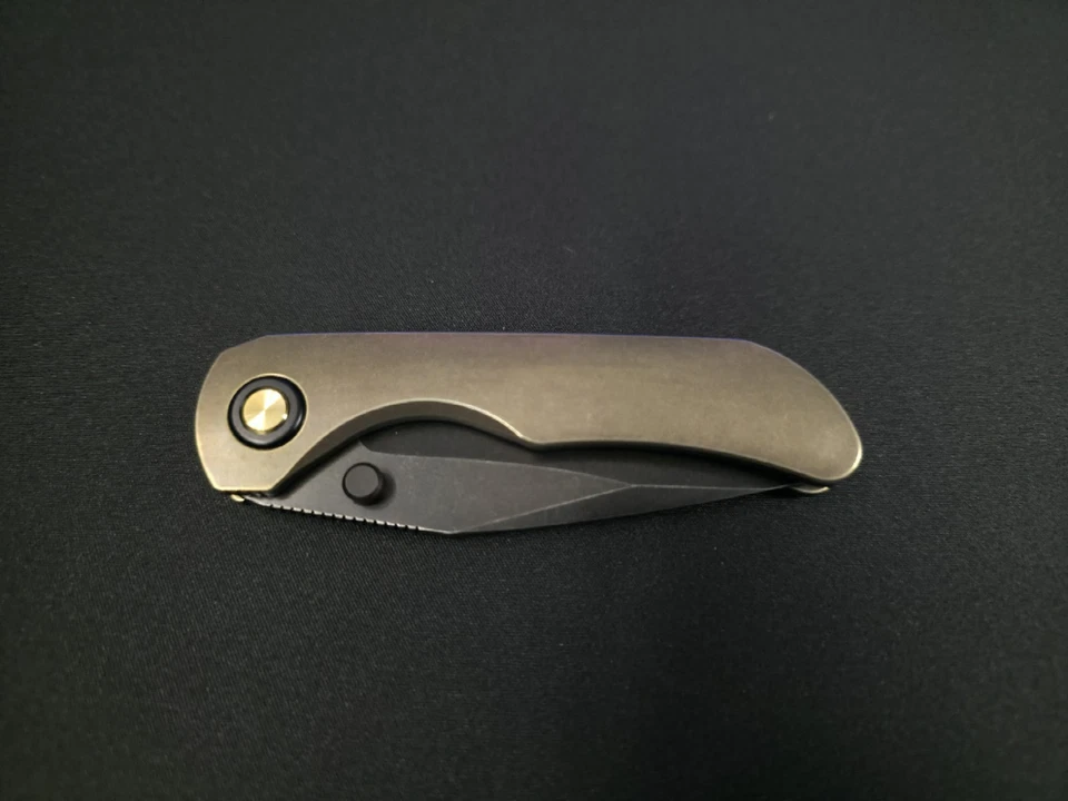 Wehr Knives Bronze Titanium 3" Bohler M390 - Image 4 of 4