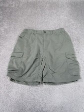 REI Cargo Shorts Mens Large Pale Green Nylon Hiking Utility Read