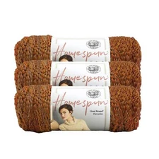 (3 Pack) Lion Brand Yarn 790-408B Homespun Yarn, Wild Fire