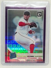 Darwinzon Hernandez 2019 Donruss Optic PURPLE PANDORA (55/99) Boston Red Sox