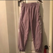 Adidas Originals Lavender Wind Pants Joggers M Track Purple Firebird Supergirl
