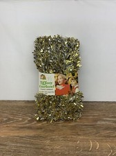 Vintage Tiffany Garland 15’ x 3" Tinsel Christmas Tree Garland Made in USA NEW